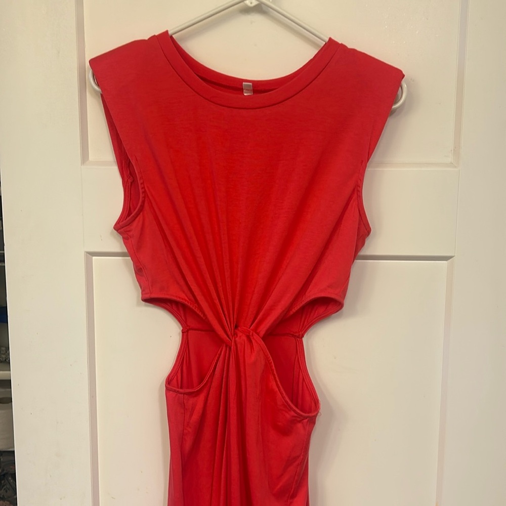 Cutout maxi dress